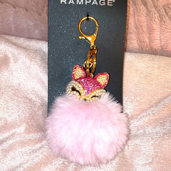 Rampage Accessories - 🆕Rampage Adorable Keychain Holder Puffball Makes keys easy to find!!!!
